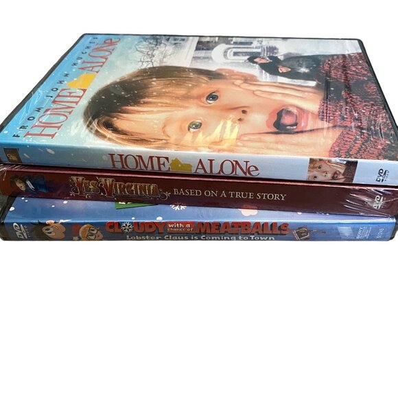 Lot of 3 DVDs Home Alone Yes Viriginia Children Family Christmas Holiday DVD Set - Picture 4 of 5